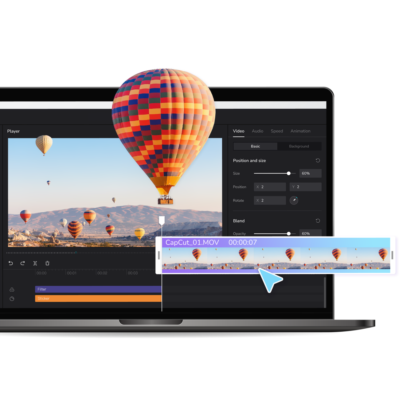 Image of Capcut Video Editing Software