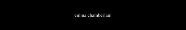 emma chamberlain Banner