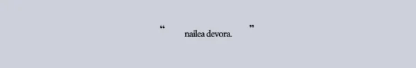 Nailea Devora Banner