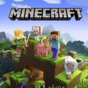 Logo of Minecraft